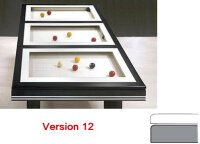 Swisspool Abdeckplatte Excellence 3 Teilig mit Glaseinsatz gleiche Gr&ouml;sse wie Billardtisch 200x100 Spielfeld 2