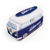 VW T1 Bus 3D Neopren Universaltasche - blau/Schriftzug - BUNE42