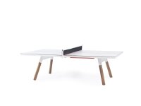 RS Design Barcelona Tischtennis OAK-WHITE-YMS-1 180-SMALL ohne Abdeckung