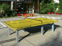 Tischtennis Hercules Round Corners blau