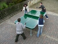 Tischtennis Hercules Round Corners blau