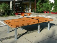 Tischtennis Hercules Round Corners blau