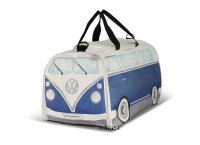 VW T1 Bus Sporttasche - blau / beige