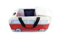 VW T1 Bus Sporttasche - rot/beige klein