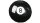 Billardkugel schwarz 8,  einzeln 57.2mm