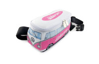 VW T1 Bus 3D Neopren  H&uuml;fttasche - pink BUNE107