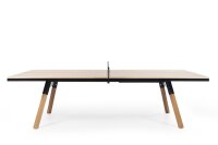 RS Design Barcelona Tischtennis OAK-BLACK-YMS-K2 220-MEDIUM ohne Abdeckung