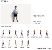 RS Design Tischfussball Spielfiguren Silver