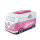 VW T1 Bus 3D Neopren Universaltasche - pink/Schriftzug - BUNE47