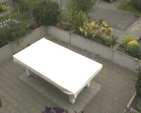 Outdoor Billardtisch Abdeckung Profi - 8 Fuss in hellgrau