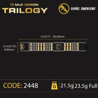 Softdart Winmau Mvg Trilogy - 2646 - 23,5G