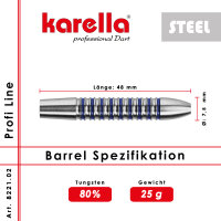 Karella Steelbarrel Profi Line Pl-02 80% Tungsten