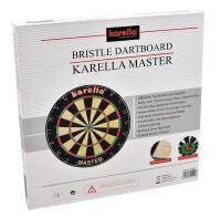 Dartboard Karella Master Im Set Inklusive 2 Satz Karella Steeldarts Und Karella Abwurflinie