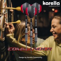Steeldart Karella Commander, Silber, 90% Tungsten 2022
