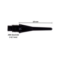 Softspitze Karella Pro-Tip 2Ba Gewinde 1000 St. Schwarz