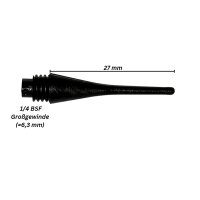 Softspitze Karella Premium 1/4 Bsf Grossgewinde 1000 Stk. Schwarz