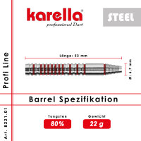 Karella Steelbarrel Profi Line Pl-01 80% Tungsten