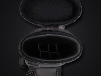 Mezz Cues Synthetic Lether Case, 2 But, 4 Shaft MS-24CLA gray/black