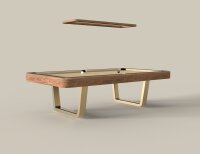 Swiss Design Billardtisch Stratos by Bankhamer 6 Fuss ohne Lampe mit Abdeckplatte