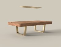 Swiss Design Billardtisch Stratos by Bankhamer 6 Fuss ohne Lampe mit Abdeckplatte