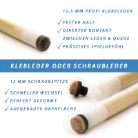 Winsport Queue 2-Tlg Shooter Housecue 145 Cm 12 Schraubleder
