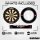 Dartboard Surround Bundle Winmau Triple Core 5352